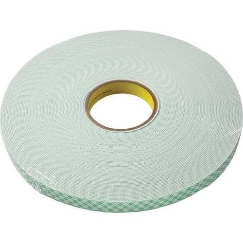 Double-Coated Foam Tape, 33 m (108') L x 18 mm (3/4") W, 62.5 mils, Urethane Meunier Outillage Industriel