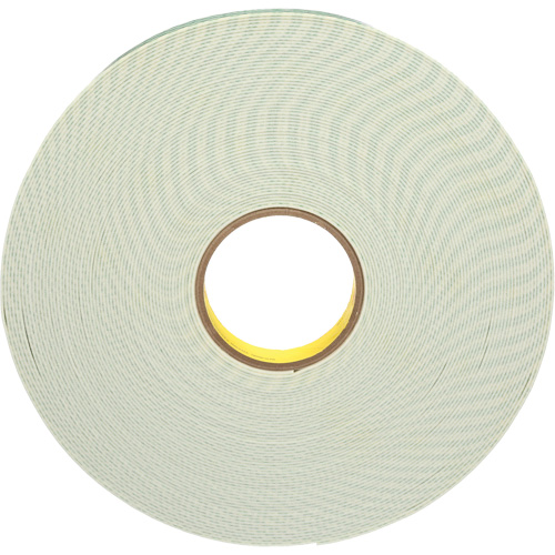 Double-Coated Foam Tape, 33 m (108') L x 25.4 mm (1") W, 62 mils, Urethane Meunier Outillage Industriel