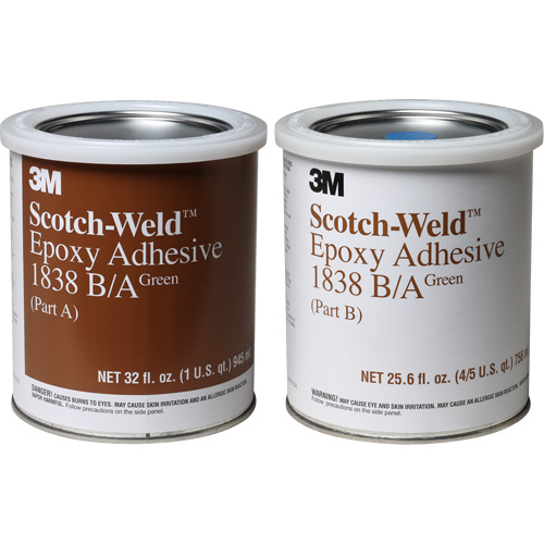 Adh&eacute;sif Scotch-Weld, 32 oz liq., Seau, Deux composants, Vert Meunier Outillage Industriel
