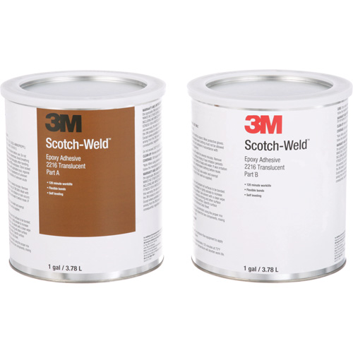 Scotch-Weld Adhesive, 1 gal., Pail, Two-Part, Translucent Meunier Outillage Industriel