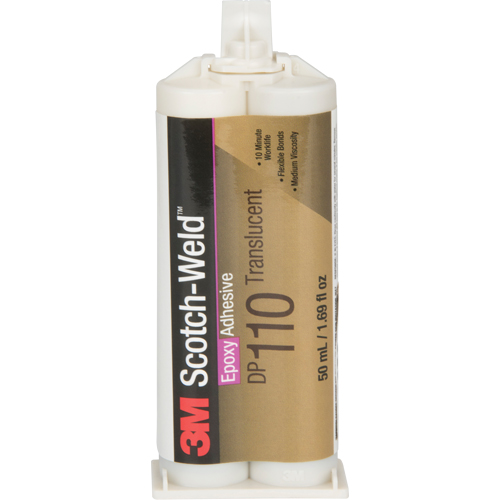 Adh&eacute;sif Scotch-Weld, 1,64 liq. oz., Cartouche double, Deux composants, Transparent Meunier Outillage Industriel