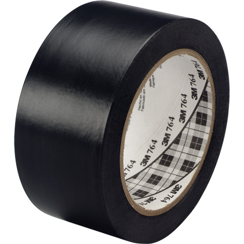Ruban en vinyle pour travaux g&eacute;n&eacute;raux 764, 25,4 mm (1") la x 32,9 m (108') lo, 5 mils, Noir Meunier Outillage Industriel