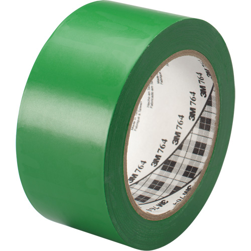 Ruban en vinyle pour travaux g&eacute;n&eacute;raux 764, 25,4 mm (1") la x 32,9 m (108') lo, 5 mils, Vert Meunier Outillage Industriel