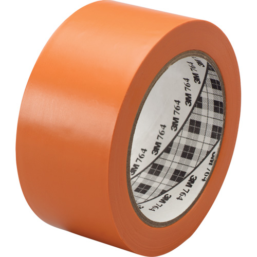 764 General-Purpose Vinyl Tape, 25.4 mm (1") W x 32.9 m (108') L, 5 mils, Orange Meunier Outillage Industriel