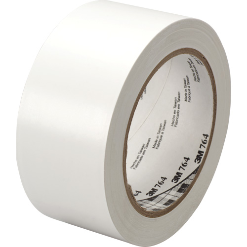 Ruban en vinyle pour travaux g&eacute;n&eacute;raux 764, 25,4 mm (1") la x 32,9 m (108') lo, 5 mils, Blanc Meunier Outillage Industriel