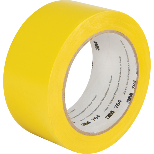 Ruban en vinyle pour travaux g&eacute;n&eacute;raux 764, 50,8 mm (2") la x 32,9 m (108') lo, 5 mils, Jaune Meunier Outillage Industriel