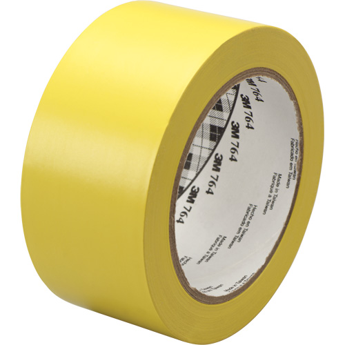 764 General-Purpose Vinyl Tape, 1245 mm (49") W x 32.9 m (108') L, 5 mils, Yellow Meunier Outillage Industriel