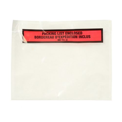 Packing List Envelope, 7" L x 5" W, Endloading Style Meunier Outillage Industriel