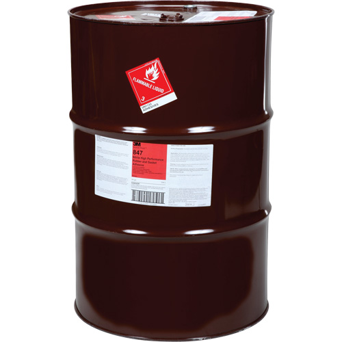 Adh&eacute;sive en nitrile haute performance pour caoutchouc et joint &eacute;tanche Scotch-Weld, Baril, Brun Meunier Outillage Industriel