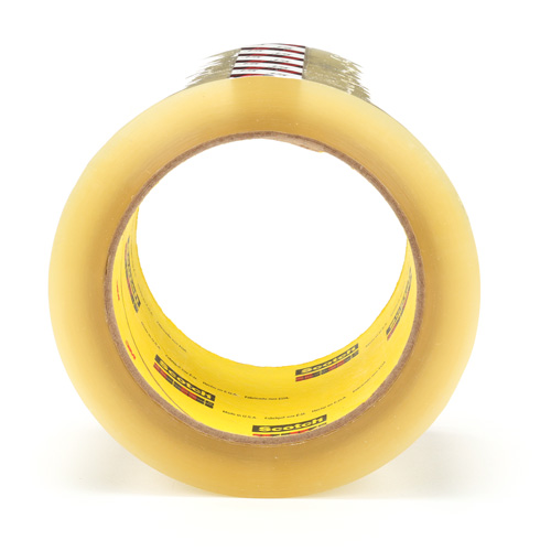 Ruban pour sceller les boîtes Scotch 375, Adh&eacute;sif Thermofusible, 3,1 mils, 72 mm (3") x 50 m (164') Meunier Outillage Industriel