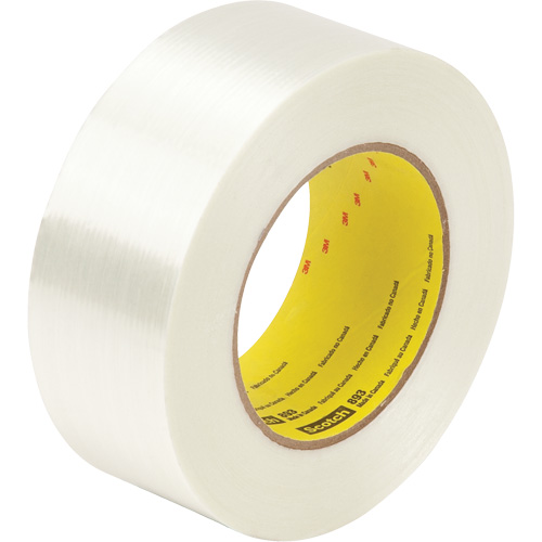 Ruban renforc&eacute; de filaments Scotch, &eacute;paisseur 6 mils, 12 mm (1/2") x 33 m (108')  Meunier Outillage Industriel