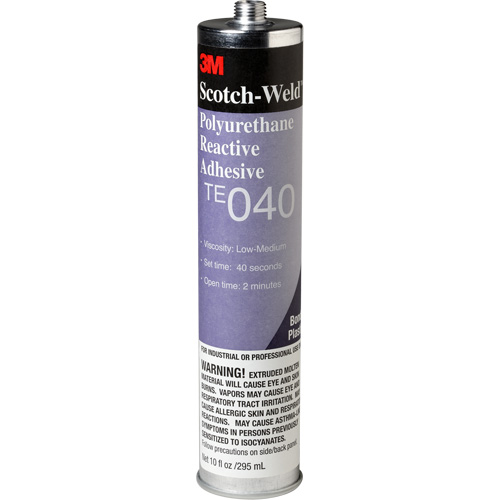 Scotch-Weld PUR Adhesive, 10 oz., Cartridge, Clear Meunier Outillage Industriel