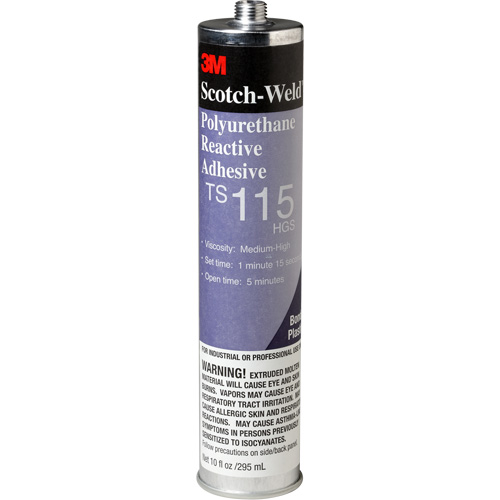 Scotch-Weld PUR Adhesive, 10 oz., Cartridge, Clear Meunier Outillage Industriel