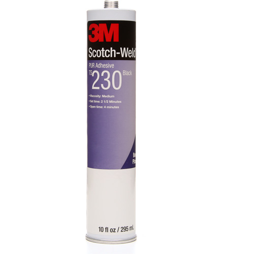 Adh&eacute;sif PUR Scotch-Weld, 10 oz, Cartouche, Noir Meunier Outillage Industriel