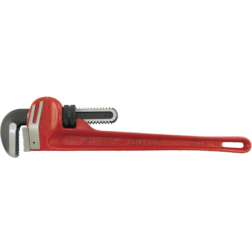 PW-18 Super Heavy-Duty Pipe Wrench, 2-7/8" Jaw Capacity, 18" Long, Powder Coated Finish, None Handle Meunier Outillage Industriel