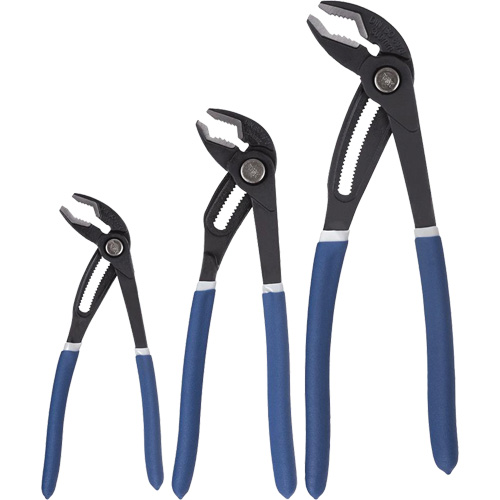 JRWP-3S Jeu de pinces &agrave; cliquet &agrave; bouton-poussoir, 3 Morcea Meunier Outillage Industriel