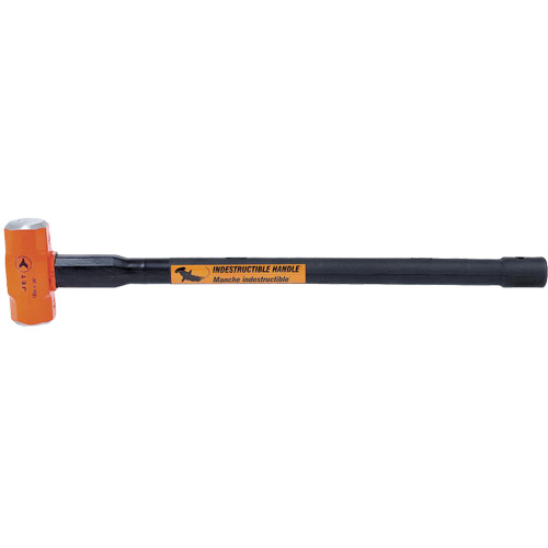 USH-1236 Super Heavy-Duty Indestructible Handle Sledge Hammer, 12 lbs., 36", Solid Steel Handle Meunier Outillage Industriel