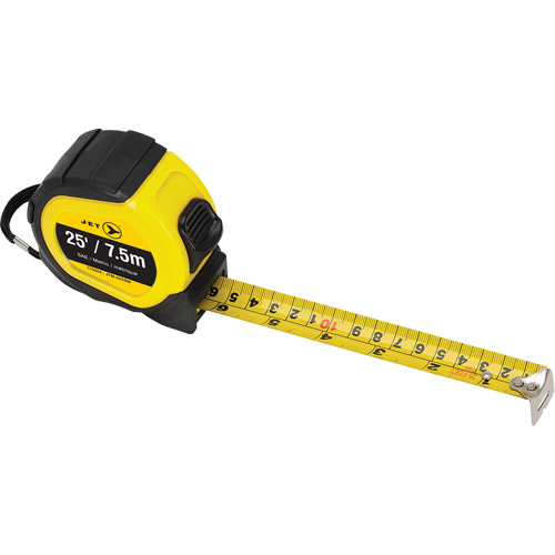 JTM-425SM Tape Measure, 25', Imperial & Metric Graduations Meunier Outillage Industriel
