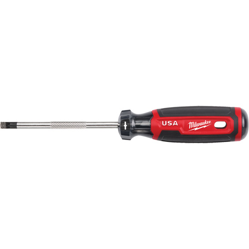 ECX Screwdriver, #1 Tip, Round, 211 mm L, Cushion Grip Handle Meunier Outillage Industriel