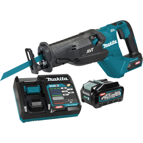 Scie alternative sans fil avec moteur sans balai XGT, 40 V, Lithium-ion Bloc-pile, 0-3000 coups/min Meunier Outillage Industriel