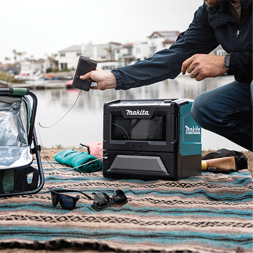 40V Max XGT Cordless Microwave Oven (Tool Only), 350 W/500 W, Black/Blue Meunier Outillage Industriel