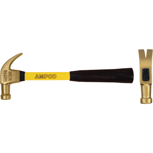 Curved-Claw Nail Hammer, 1.25 lbs. Head Weight, 14" L Meunier Outillage Industriel