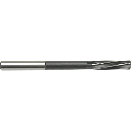 Chucking Reamer, #3, Spiral Flute, Cobalt, Straight Shank Meunier Outillage Industriel