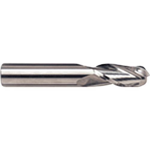 Fraise en bout sph&eacute;rique, 1/8" dia., 4 cannelures, Carbure Meunier Outillage Industriel
