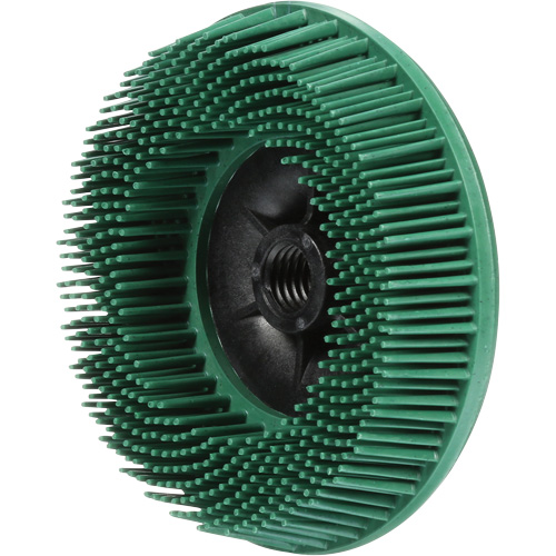 Disques radiaux bristle pour meuleuses angulaires Scotch-Brite, C&eacute;ramique, Grain 50, 4-1/2" dia. Meunier Outillage Industriel