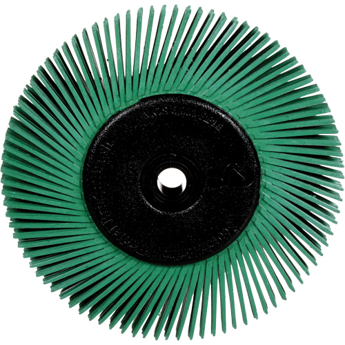 Brosses radiales bristle pour meuleuses d'&eacute;tabli, Grain 50X, 6" dia. Meunier Outillage Industriel
