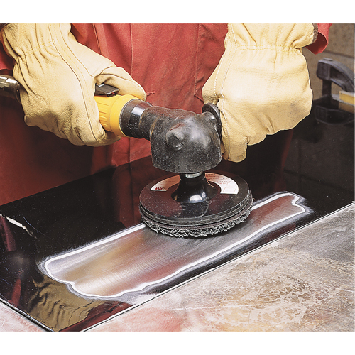 Homog&eacute;n&eacute;isation des surfaces - Disques de d&eacute;capage de rev&ecirc;tement Scotch-Brite, 4-1/2" dia., Grain Extra grossier Meunier Outillage Industriel