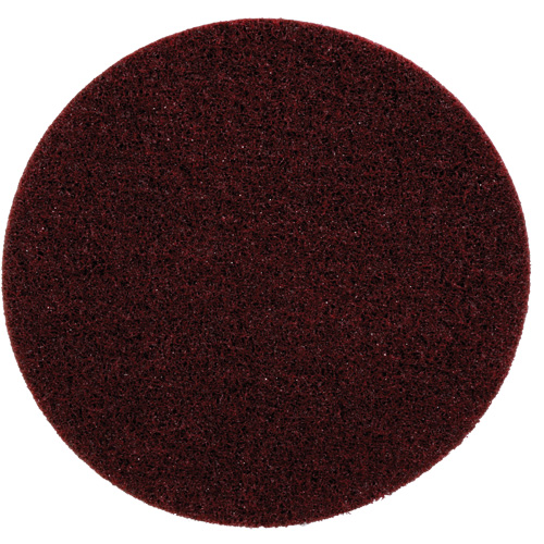 Disque de conditionnement de surface Scotch-Brite SC- DH, 8" dia., Grain Moyen, Oxyde d'aluminium Meunier Outillage Industriel