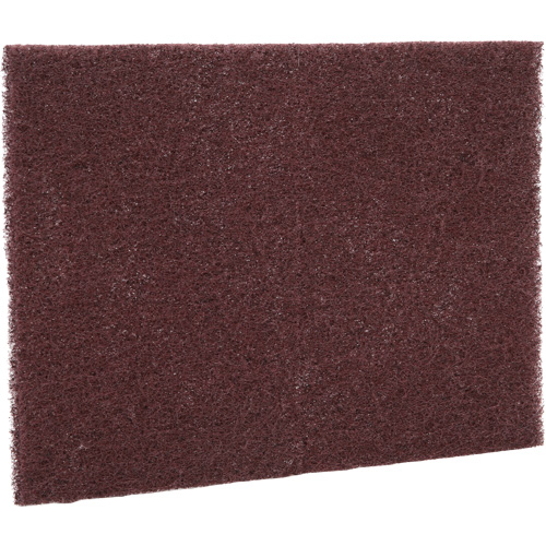 Scotch-Brite Production Hand Pads, Aluminum Oxide, 6" x 9", Very Fine Grit Meunier Outillage Industriel