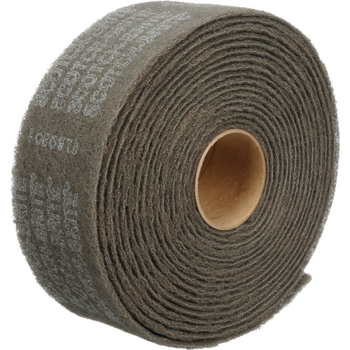 Ruban de nettoyage et de finition Scotch-Brite, Ultra fin, 4" la x 30' lo Meunier Outillage Industriel