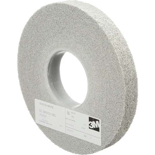 Scotch-Brite EXL Deburring Wheels, 8" x 1", 3" Arbor, Aluminum Oxide Meunier Outillage Industriel