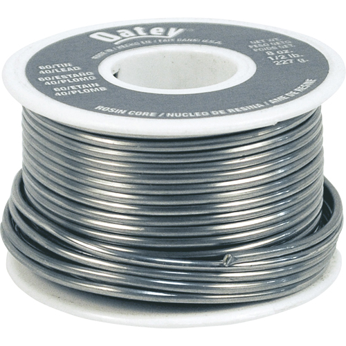 60/40 Solder, Lead-Based, 60% Tin 40% Lead, Rosin Core, 0.063" Dia. Meunier Outillage Industriel