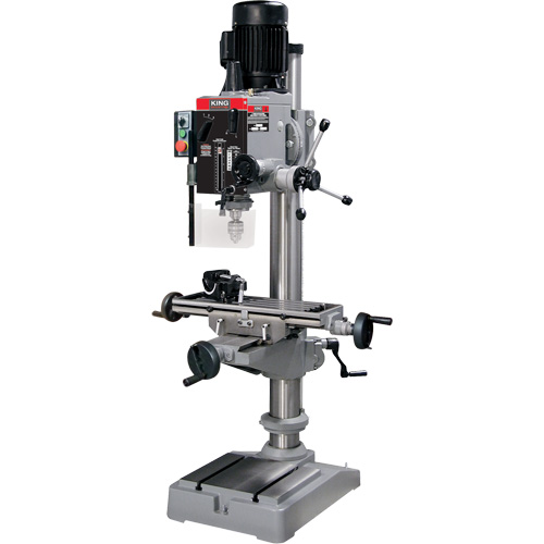 Gearhead Milling Drilling Machine, 6 Speeds, 1-1/4" Drilling Capacity Meunier Outillage Industriel