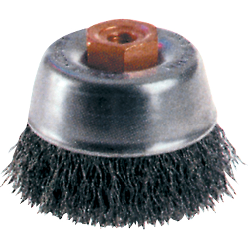 Crimped Wire Cup Brushes - High Speed Small Grinder Meunier Outillage Industriel