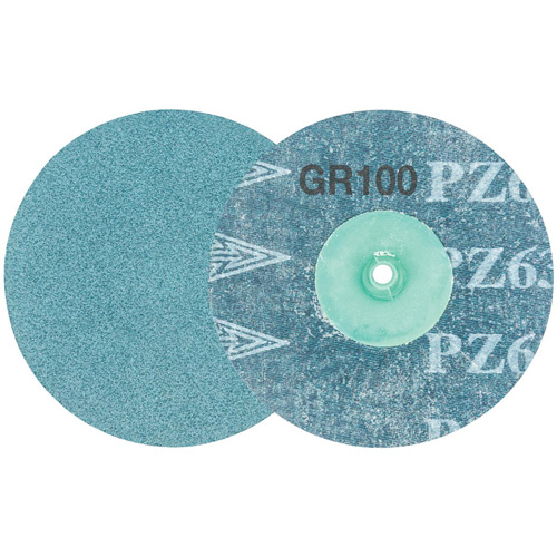 Disque de ponçage TWIST TOPCUT, 3" dia., Grain 100, Zirconium Meunier Outillage Industriel