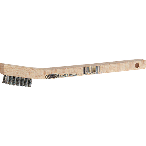 Small Cleaning Scratch Brushes, Brass, 3 x 7 Wire Rows, 7-3/4" Long Meunier Outillage Industriel