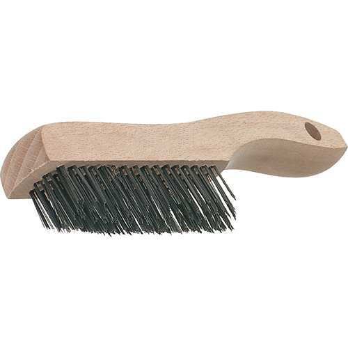 V-Trim Shoe Handle Scratch Brushes, Stainless Steel, 4 x 16 Wire Rows, 19-3/4" Long Meunier Outillage Industriel