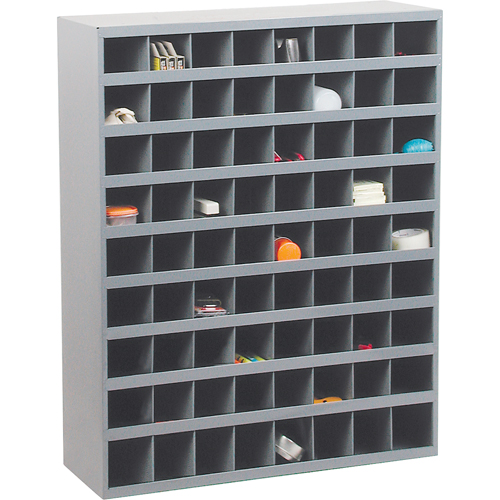 Armoires pour bacs de rangement en acier, 33-3/4" la x 12" p x 42" h, Gris Meunier Outillage Industriel