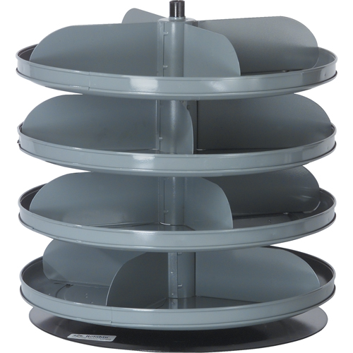 Modules de stockage Rotabin, 60 lb Capacit&eacute; par niveau, 6 Niveau(x), 26-1/8" ha x 17" dia Meunier Outillage Industriel