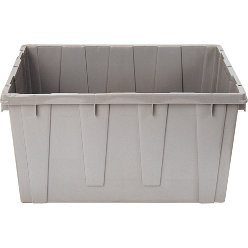 Contenant emboîtable, 21,1" la x 17,7" p x 12" h, Gris Meunier Outillage Industriel