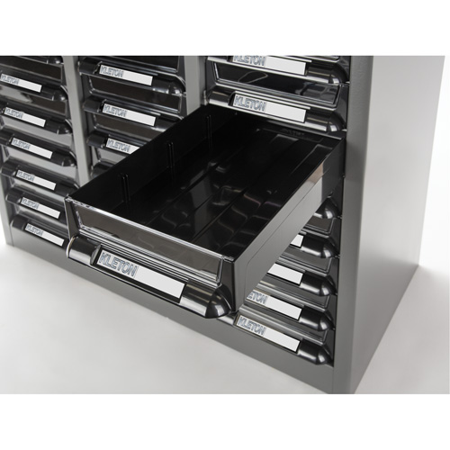 KPC-300 Parts Cabinet, Galvanized Steel, 60 Drawers, 21-3/10" x 10-2/5" x 36-9/10", Grey Meunier Outillage Industriel