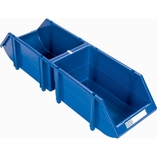 Stack & Hang Bin, 4-13/16" W x 3-3/16" H x 7-1/8" D, Blue Meunier Outillage Industriel