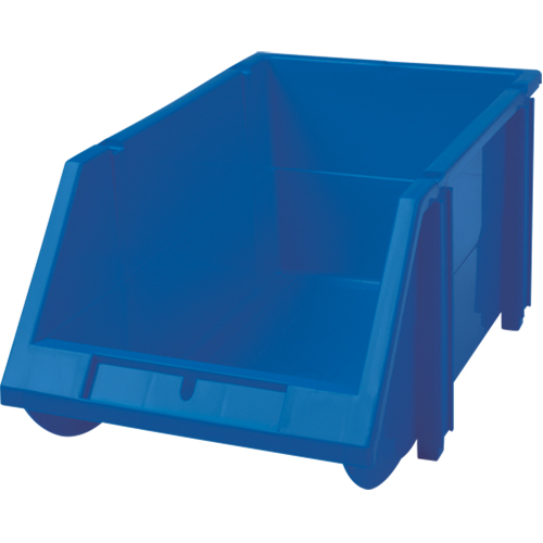 Bac empilable & &agrave; suspendre, 5-7/8" la, 4-11/16" h x 9-13/16" p, Bleu Meunier Outillage Industriel