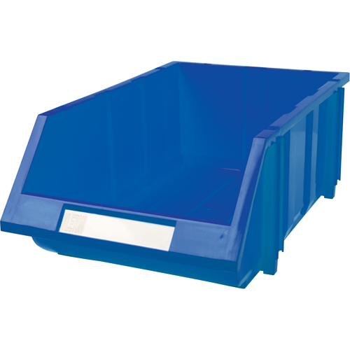 Bac empilable & &agrave; suspendre, 11-13/16" la, 7" h x 17-11/16" p, Bleu Meunier Outillage Industriel