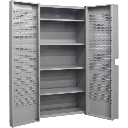 Deep Door Combination Cabinets, 38" W x 24" D x 72" H, Grey Meunier Outillage Industriel