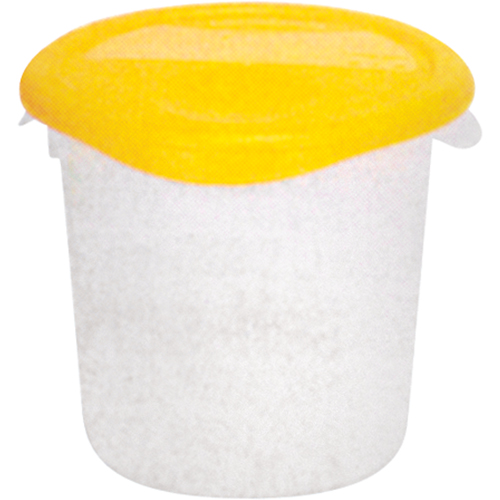 Contenants ronds, 7-4/5" ha x 8-1/2" p, Capacit&eacute; de 3,79 L, Transparent Meunier Outillage Industriel